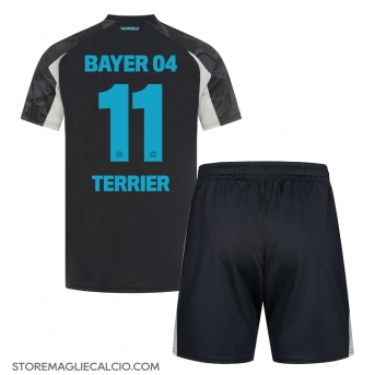 Bayer Leverkusen Martin Terrier #11 Maglia Gara Terza Repliche 2024-25 Bambino Maniche Corte